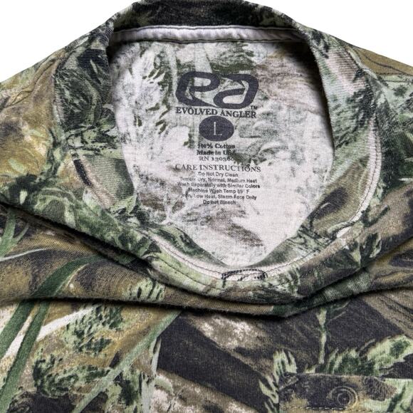 Vintage Y2K Evolved Angler Fishouflage Camo Hunting Long Sleeve Shirt L - Picture 3 of 7